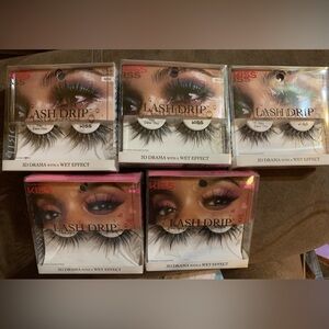 KISS Lashes YOU DEW YOU (pack of 5) Contact Lens Friendly 3D Wet Effect New